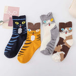 Casual Cat Pattern Socks