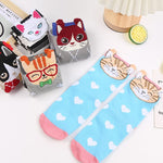 Creative Cat Pattern Socks