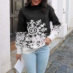 Snowflake Jacquard Christmas Sweater