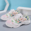 Floral Print Casual Sneakers