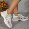 Floral Print Casual Sneakers