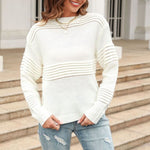 Casual Hollow Knit Sweater