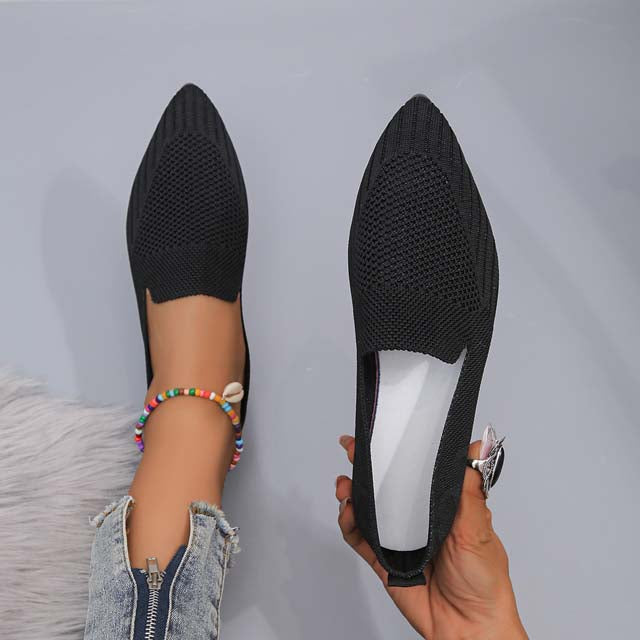 Pointed Toe Mesh Shoes