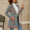 Casual Geometric Knit Coat