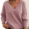 Casual Solid Colour Knit Sweater