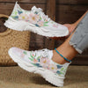 Floral Print Casual Sneakers