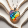 Colourful Heart Pendant Necklace