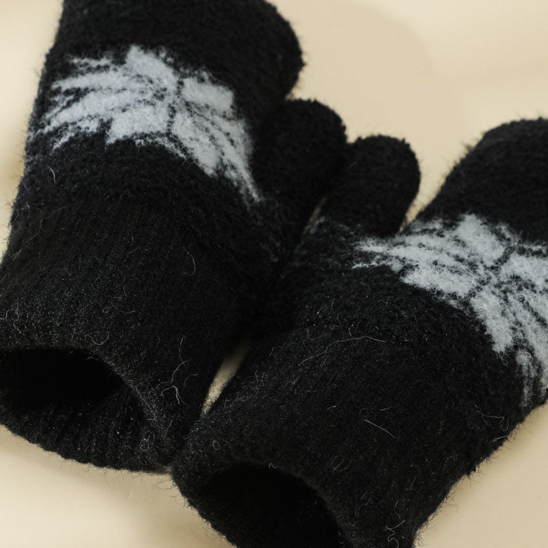 Warm Snowflake Gloves