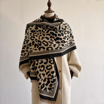 Leopard Print Casual Scarf