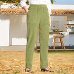 Solid Colour Casual Pants