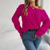 Casual Hollow Knit Sweater