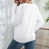 Casual Solid Colour Knit Sweater