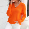 Casual Solid Colour Knit Sweater