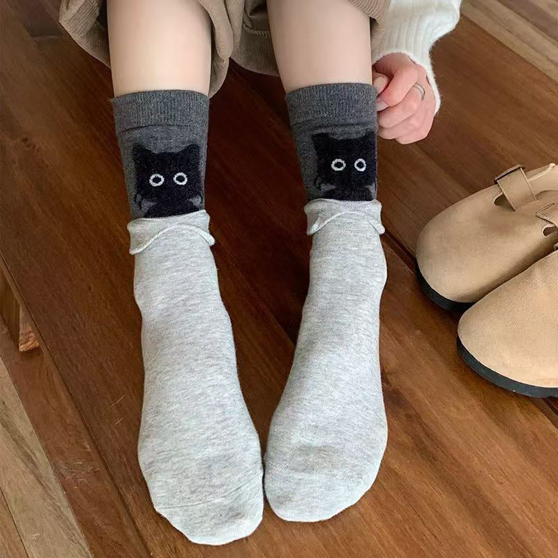 Creative Cat Pattern Socks