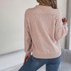 Casual Solid Colour Knit Sweater