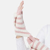 Striped Knitted Gloves