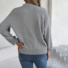 Casual Solid Colour Knit Sweater