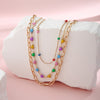 Bohemian Colourful Heart Necklace