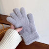Solid Colour Warm Gloves