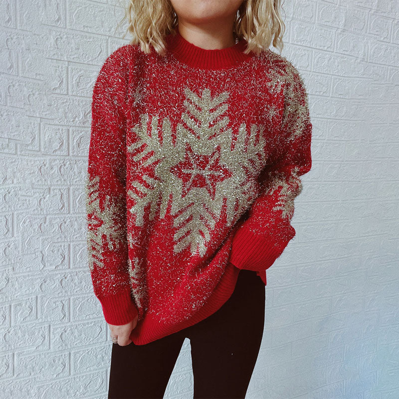 Casual Christmas Knit Sweater