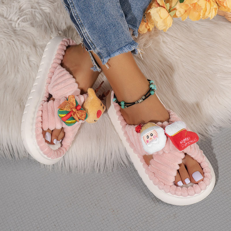 Christmas Plush Slippers