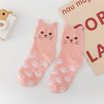 Cat Paw Print Socks