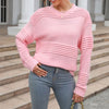 Casual Hollow Knit Sweater