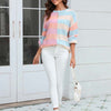 Casual Striped Knit Sweater