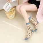 Breathable Floral Socks