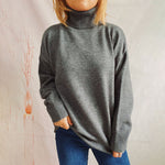 Casual Solid Colour Knit Sweater