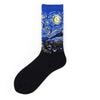 Abstract Print Casual Socks