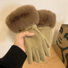 Solid Colour Warm Gloves