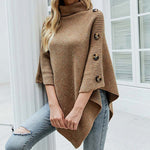 Casual Solid Colour Knit Sweater