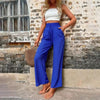 Solid Colour Casual Trousers