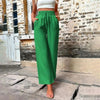 Solid Colour Casual Trousers