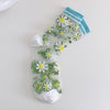 Floral Jacquard Breathable Socks