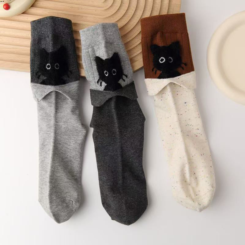 Creative Cat Pattern Socks