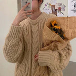 Casual Cable Knit Sweater