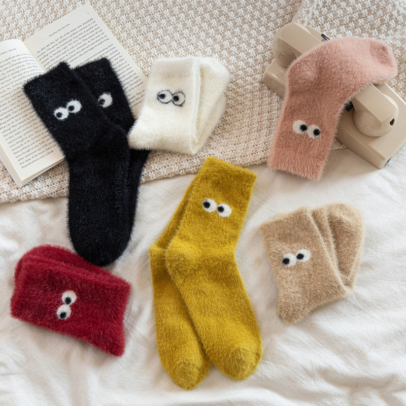 Cartoon Plush Socks