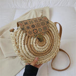 Ethnic Style Straw Bag