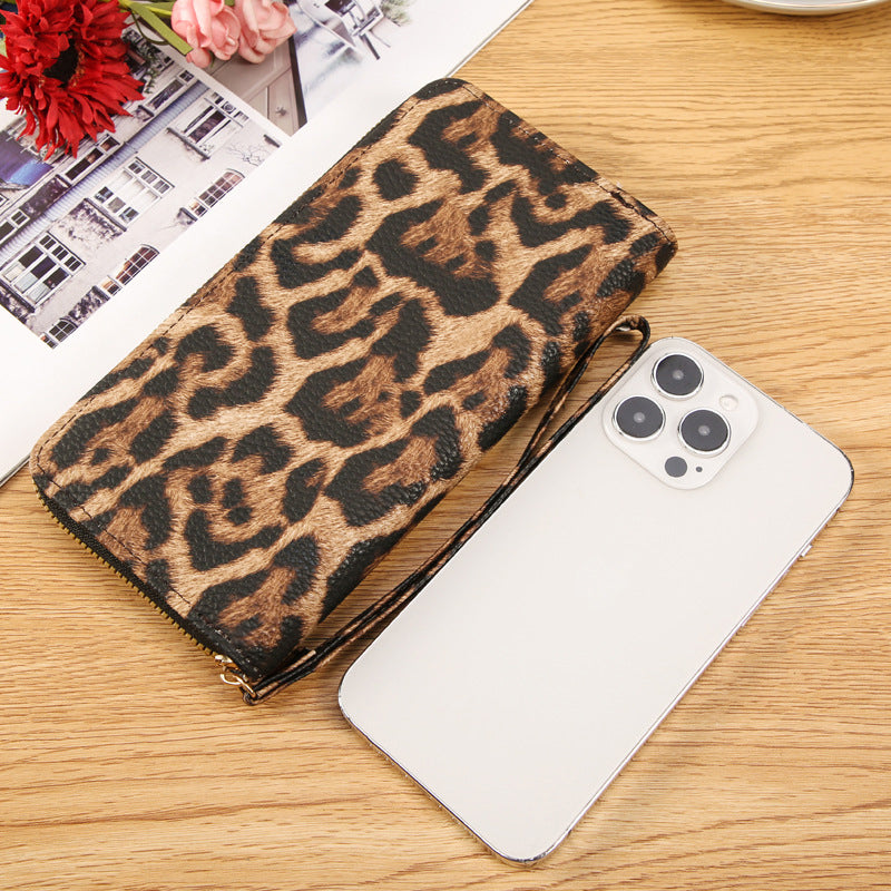 Vintage Leopard Print Coin Purse