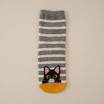 Cartoon Cat Print Socks