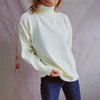 Casual Solid Colour Knit Sweater