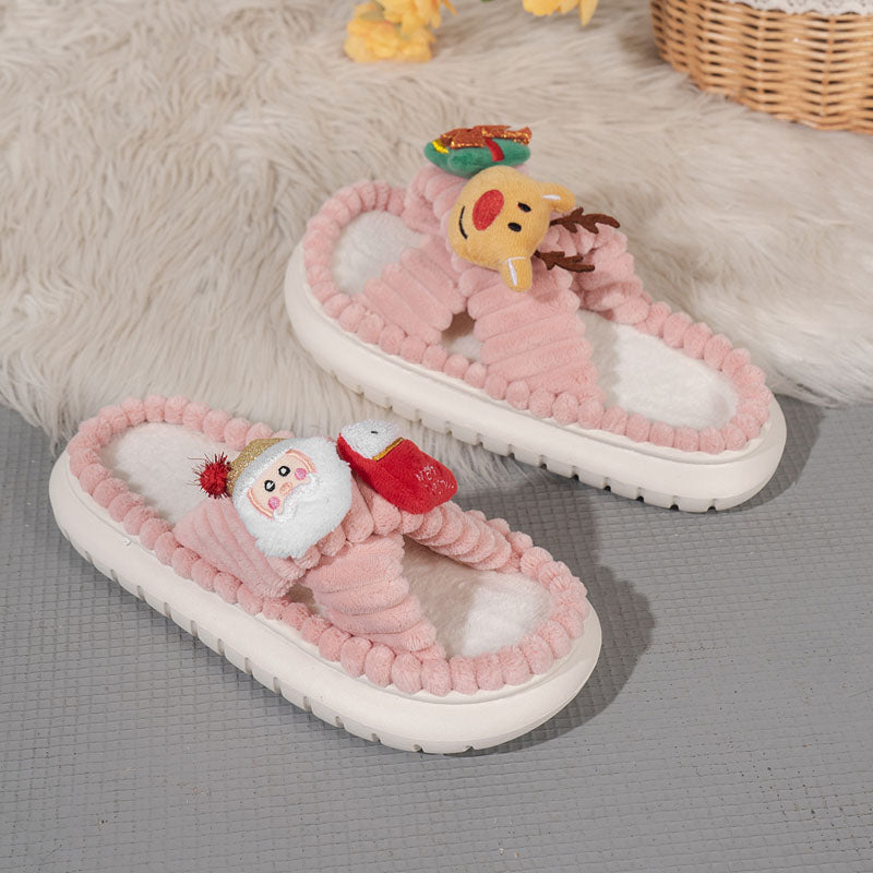 Christmas Plush Slippers