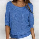 Solid Colour Casual Sweater