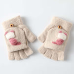 Warm Cartoon Cat Gloves