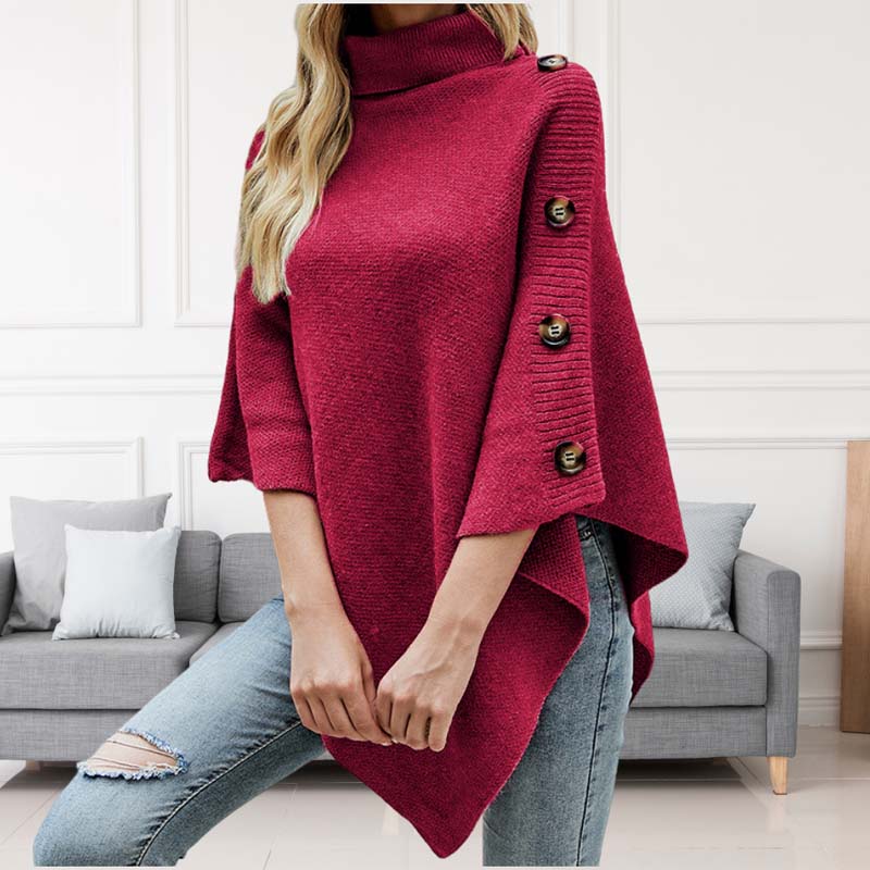 Casual Solid Colour Knit Sweater