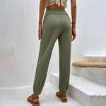 Solid Colour Casual Pants