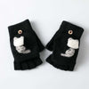 Warm Cartoon Cat Gloves