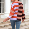 Casual Striped Knit Sweater